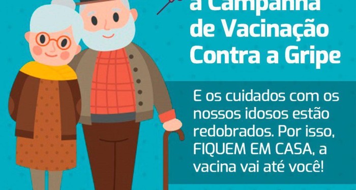 Campanha contra a Gripe: Prefeitura vacinará os idosos em casa