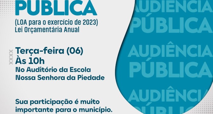 Audiência Pública da LOA - exercício de 2023