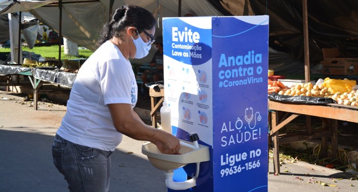 Coronavírus: Prefeitura incentiva medidas de higienização das mãos com instalação de lavatórios 
